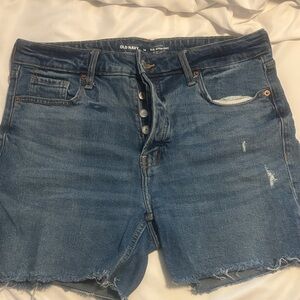 4 for $20 Old Navy Women's Distressed Blue Jean Shorts size 14